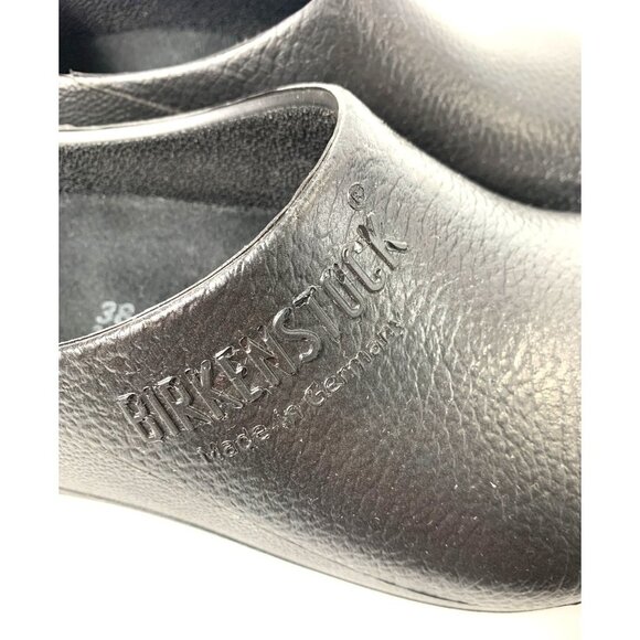 Birkenstock  Profi-Birki Polyurethane Black Clogs Size 38 - Picture 9 of 12